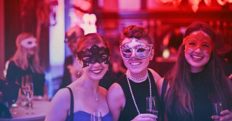 Bachelor Party - Photo of Women Wearing Masks