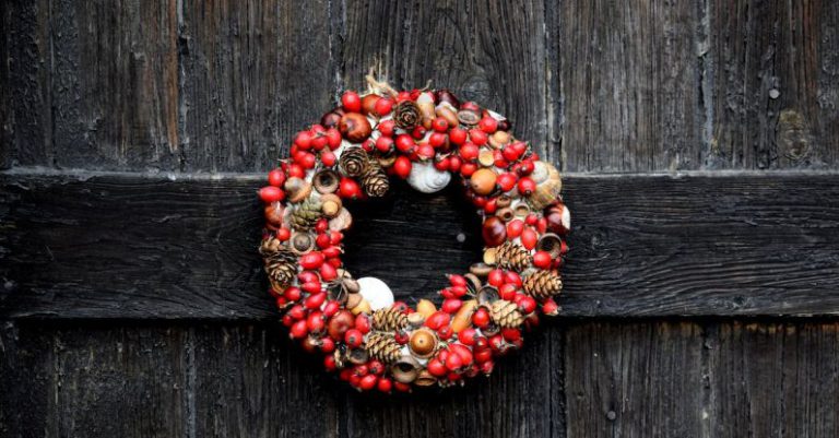 Wreath - Red and Brown Fruits Wreath