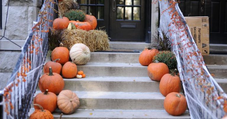 Halloween Decorations - Pumpkin Display